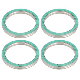 YINETTECH 4 Stück Motorrad-Krümmerdichtungen 42 X 34 X 5 Mm 14181-14D00 Kompatibel mit Suzuki GSF1200 Bandit 1995-2006