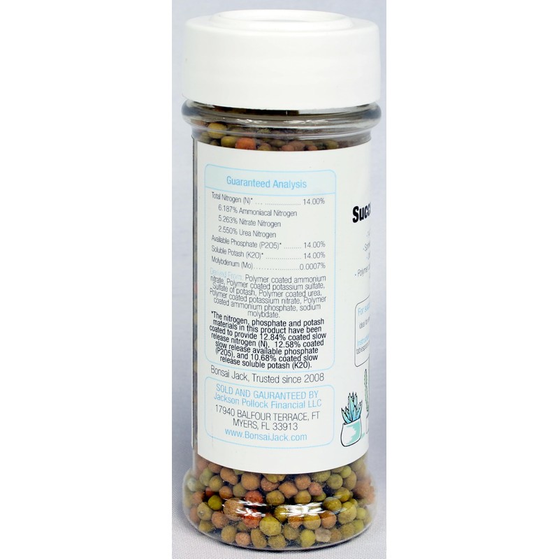 Succulent Fertilizer 3.5oz | Granular | 4 Month Release