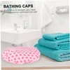 Baluue 6 Pack Women's Waterproof Spa Shower Cap Elastic Headband