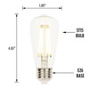 Westinghouse 4518600 4.5 Watt (40 Watt Equivalent) ST15 Dimmable Clear