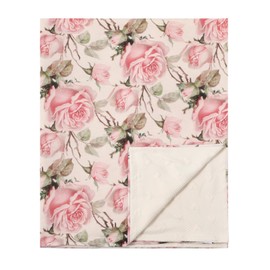 Galabloomer Baby Blankets for Unisex Boys Girls,Nursery Bed Blankets, Baby Blankets for Girls, Baby Boy Blankets (33vintage Flower)