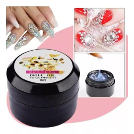 Universo en Linea 2pz Pegamento Gel De Construcción P/ Cristales Y Decoración Color Blanco