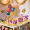 8 Pcs Happy 15th Birthday Party Honeycomb Centerpiece,Princess Themed 15th