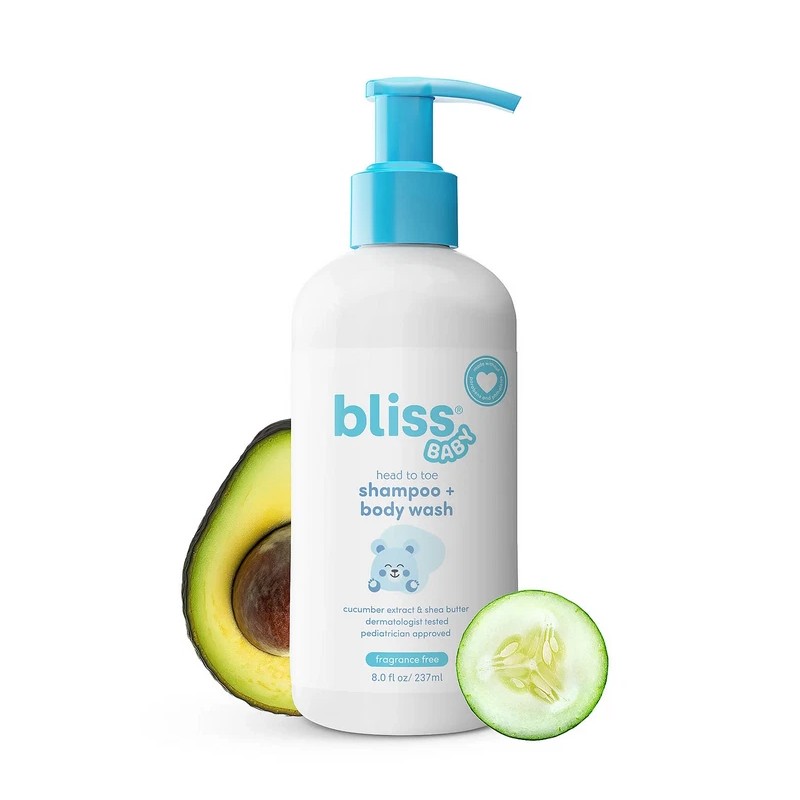 Bliss Baby Bath Bundle, 2-in-1 Shampoo + Body Wash &