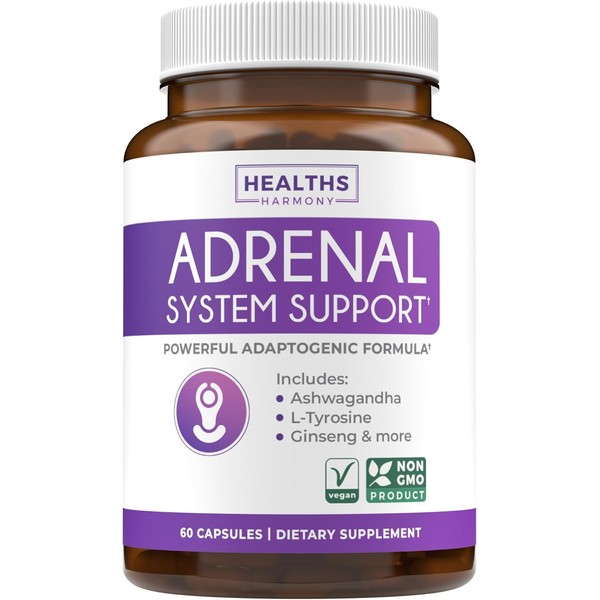Healths Harmony Adrenal System Support & Cortisol Manager (2 Month