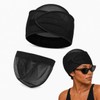 2-in-1 Anti-Slip Hair Wrap, Foam Mesh Wrap for Sleep Fits