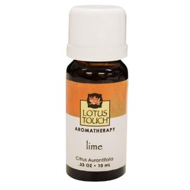 Lime Essential Oil by Lotus Touch, 10 ml Bottle - 100% Pure, Therapeutic Grade Single-Note Lime Essential Oil for Aromatherapy - Fresh, Sharp Citrus Aroma - Cleansing, Refreshing & Energizing