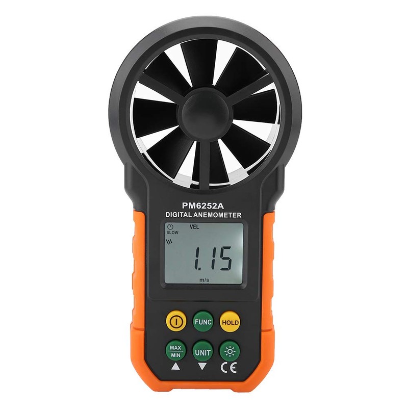 PM6252A Digital Wind Speed Meter, Wind Gauge Handheld Wind Speed