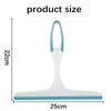 Lonwiner Pack of 2 Plastic Shower Squeegees, Squeegee, Window Squeegee,