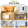 MAILCOS 12 Pack 4 Inch 5CCT Black Ultra-Thin LED Recessed