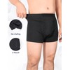 Incontinence Underwear for Men 2PCS Washable Mens Incontinence Cotton Boxer