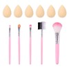 6 Pieces Mini Puff And 5 Pieces Makeup Brushes, Makeup