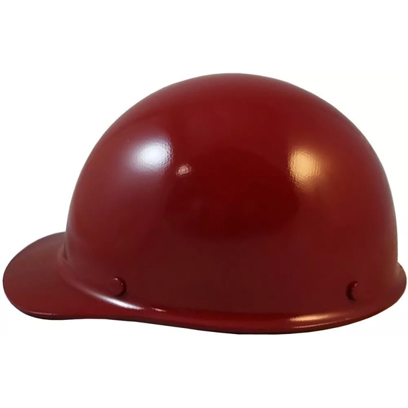 MSA Skullgard Cap Style Hard Hat - Custom Painted Maroon