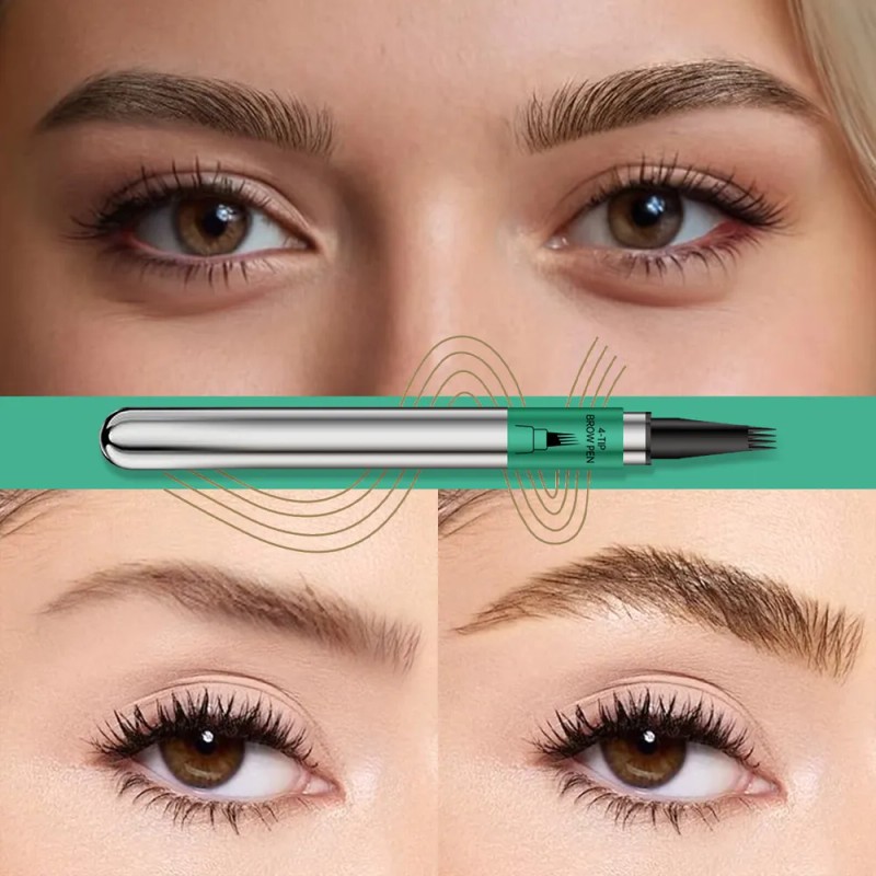 Lápiz De Cejas 3d Efecto Microblading Impermeable Y Duradero 01