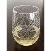 Or Something Stemless 17oz Wine Glass Urban City Map Pittsburgh