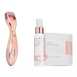 BeautyBio Classic White GloPRO Tool w/Nightly Peptide Serum
