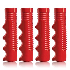 AGLOO 2 Pair Tricycle Handlebar Grips, Non-Slip Classic 3/4" Ribbed Handlebar - Replacement for Radio Flyer Tricycle, Bicycle, Bike, Toddler Trike