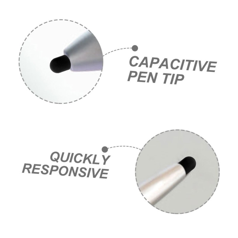 Gadpiparty 20pcs Replacement Touchscreen Stylus Pen Tips Durable Capacitive Tips