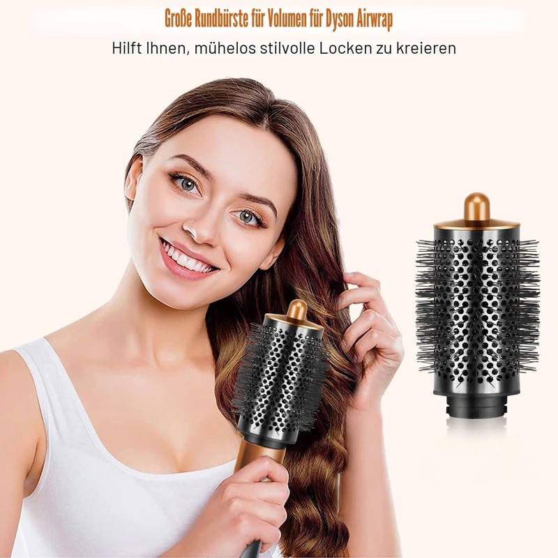 Chuancheng Upgraded Large Round Volume Brush for Dyson Airwrap HS01