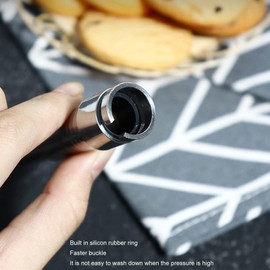 Steam Nozzle Tip Spout for ECP3420 EC680, Stainless Steel Coffee Machine Steam Nozzle, Replacement Milk Frother Foam Inner Tube