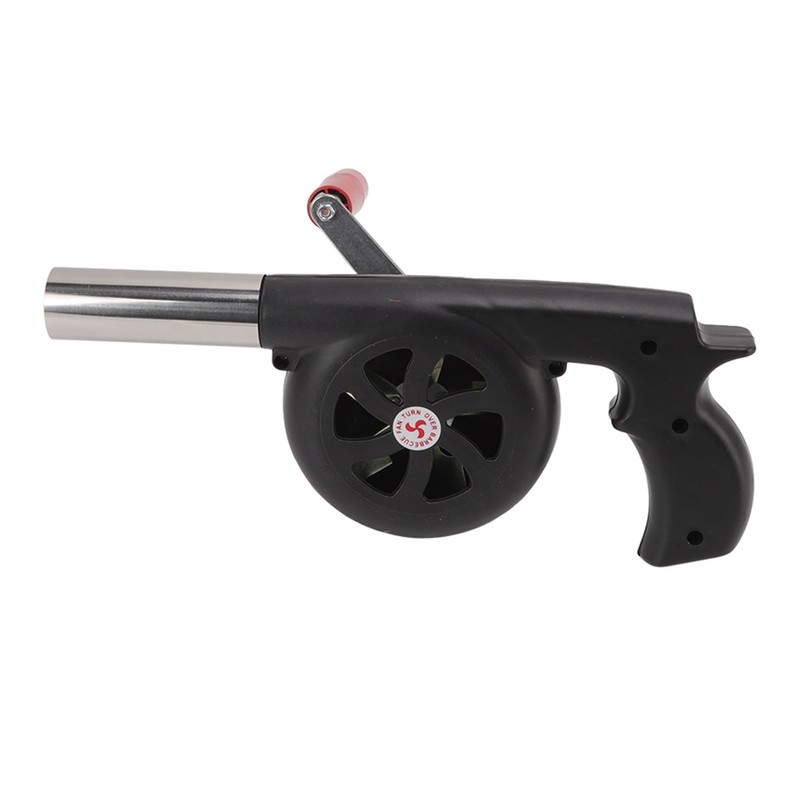 Hand Crank BBQ Blower Lightweight Portable ABS Barbecue Fan for
