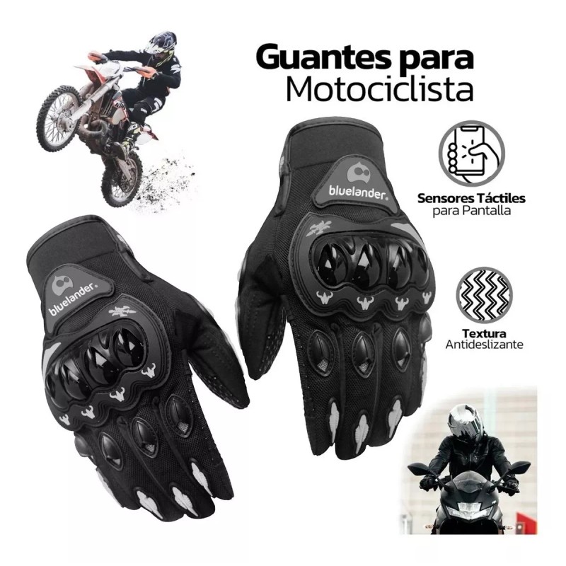 Bluelander Saldo Guantes Para Motociclista Proteccion Talla Xxl