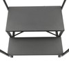 CNCEST RV Steps with Handrails,2 Step RV Stairs 450 lbs