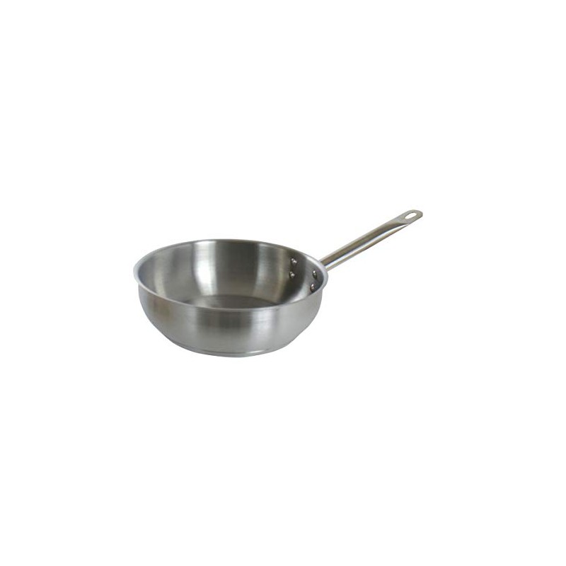 Commichef Plus Superior Blend Stainless Steel Sauté Pan without Lid,