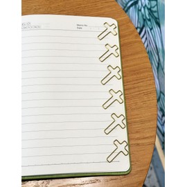Cute Paper Clips, 60PCS Cross Paper Clips Bookmarks Bible, (Gold Color) Journaling Paper Clips, Bible Clips Study Supplies, Christian Journaling Supplies, Bible Journaling Items