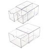 Yarlung 3 Pack Coffee Pod Organizer Tea Bag Holder, Clear