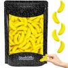 Fruidles Frosted Banana Gummi Candy, Delicious Sugar Coated Fruit Flavors