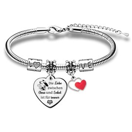 Bangle, Bracelet Jewellery, Gift for Mum/Aunt/Grandma/Colleague/Boyfriend/Wife/ Girlfriend/Sister/Daughter/Granddaughter on Mother’s Day/Birthday/Valentine's Day/Wedding/Graduation/Christmas,