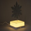 3D Metal Sheet Night Light Rotation Rechargeable Decoration 3D Night