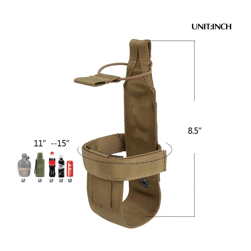 EXCELLENT ELITE SPANKER Tactical Military Portable Belt Bottle Holder Molle