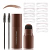Boobeen Eyebrow Stamp, Eyebrow Stamp Stencil Shaping Kit, Eyebrow Filler