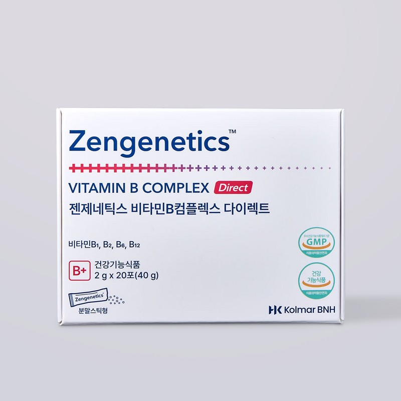 [활력파우더]젠제네틱스 비타민B컴플렉스 다이렉트, 40g, 5박스 [Vitality Powder] GenGenetics Vitamin B