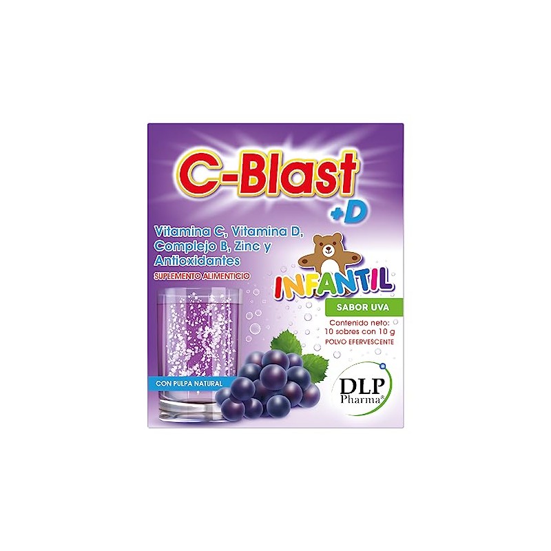 INFANTIL,Vitamina C, Vitamina D, Complejo B, Zinc y Antioxidantes Polvo
