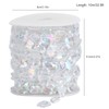 Bead Strands, 10m Clear Acrylic Beads Strand Chain Garland Rectangle