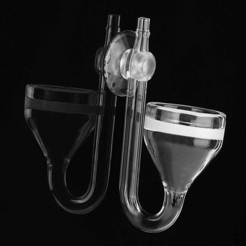 CO2 High Transparent Glass Refiner Diffuser Funnel Type for Aquarium