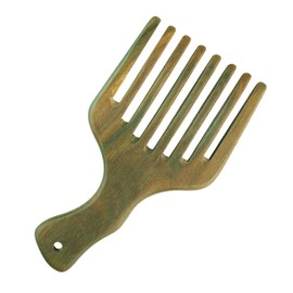 Mikinona Oil Comb Static Wide Tooth Hair Pick Comb for Salon Styling Durable Sandalwood Design Comfortable Grip for Home Salon Use