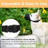 Dog Muzzle Soft Mesh Muzzle - Adjustable Breathable Dog Muzzle,