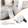 Operitacx 2 Sets Stainless Steel Toilet Seat Replacement Accessories Toilet