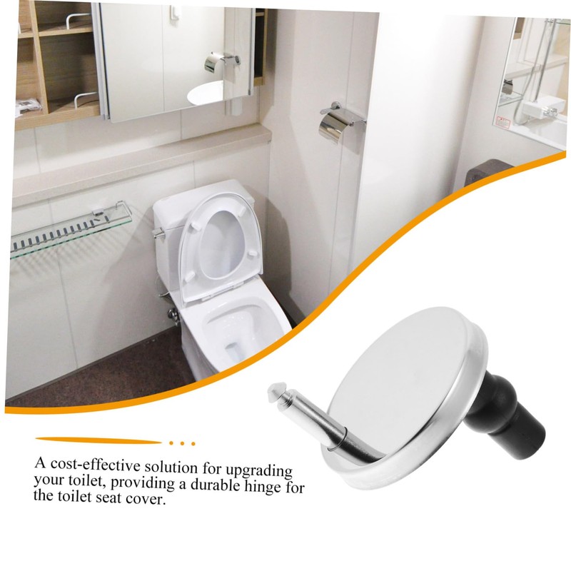 Operitacx 2 Sets Stainless Steel Toilet Seat Replacement Accessories Toilet