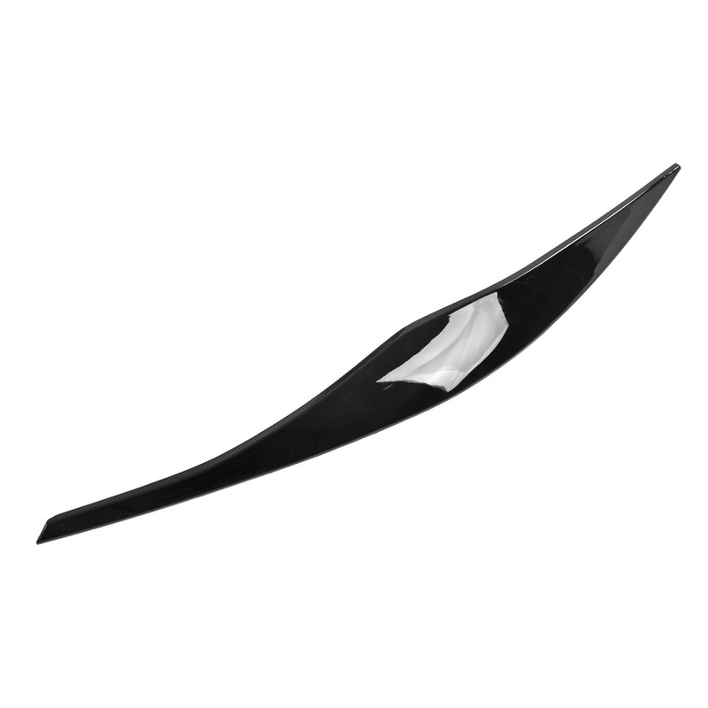 2PCs Front Headlight Eyebrow Cover Car Exterior Trim Replacement for