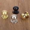 PATIKIL 4 Pcs Dummy Door Handles Round Stainless Steel Knobs