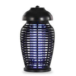Bug Zapper Outdoor, Indoor Mosquito Zapper 6.5ft Power Cord, Electric Fly Zapper 360 ° Fruit Fly Trap, IPX4 Waterproof 4200V Gnat Traps, 365nm Wavelength for Garden, House, Patio, Restaurant