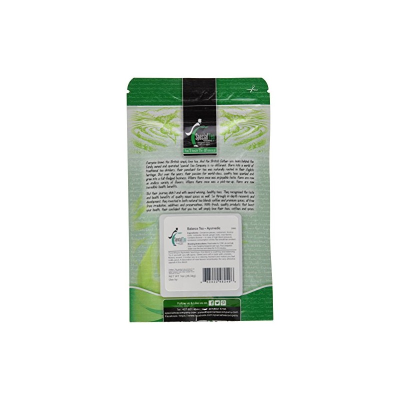 Special Tea Herbal Tea, Balance Ayurvedic, 1 oz