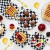 Party Tableware 96 Checkerboard Party Tableware Set Checked Piece Black