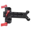Long Lens Support Height Adjustable 15mm Rod Hole Aluminum Alloy