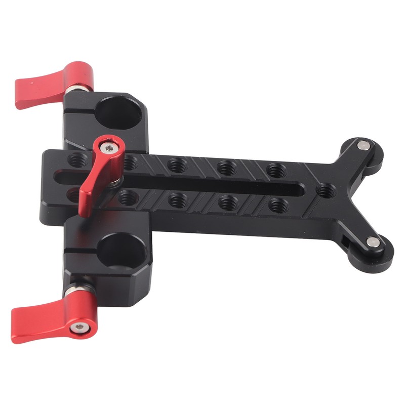 Long Lens Support Height Adjustable 15mm Rod Hole Aluminum Alloy